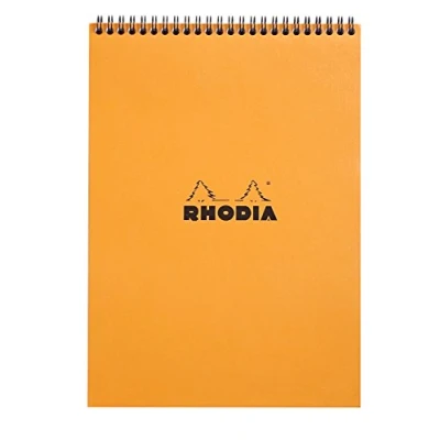 Immagine di Rhodia 18500 O Bloc notes, 80 fogli, formato A4, colore: Arancio
