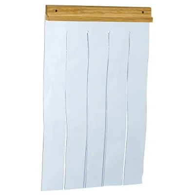 Immagine di Ferplast Porta per cuccia cani modello DOMUS MAXI, Portina cucce da esterno, Pvc trasparente antipioggia, vento, freddo, 40,5 x 69 cm