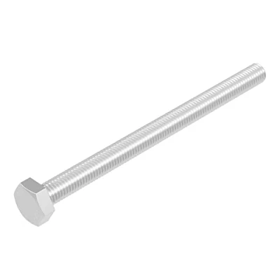 Immagine di SECCARO Viti a testa esagonale, M6 x 80 mm, in acciaio inox V2A VA A2, DIN 933/ISO 4017, esagonali esterni, 20 pezzi