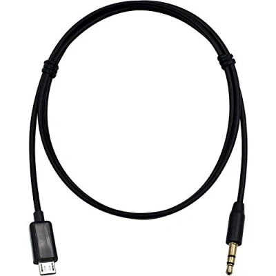 Immagine di Duttek Cavo micro USB a Jack 3.5 maschio, placcato in oro 3 poli da 3,5 mm Maschio AUX Uscita audio (1M / 3,3Ft)