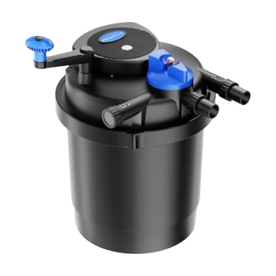 Immagine di SunSun CPF 2500 Filtro a pressione per laghetto con lampada UVC 11 W 6.000 l/h, Chiarificatore integrato