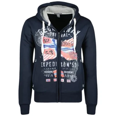 Immagine di Geographical Norway Gitchen Men Felpa con Cappuccio, Blu Scuro, XL Uomo