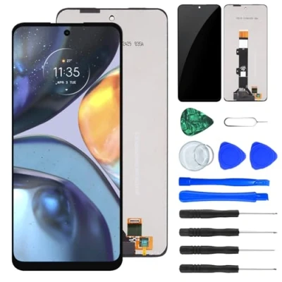 Immagine di NB+ Display Digitizer Schermo di Ricambio LCD Touch Screen Per Motorola Moto G22 2022 6.5 pollice Full Glass Lens Assembly Nero Senza Cornice con Strumenti