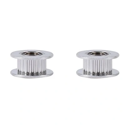 Immagine di 2pcs alluminio 5mm diametro interno puleggia tendicinghia con cuscinetto per Cinghia dentata della stampante 3D