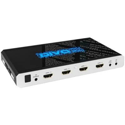 Immagine di HDFury Diva HDF0140 4K HDMI Matrix Switcher ed Extender 4x3 HDR Segnali di loop e alto livello a 18 Gbps / 600 MHz