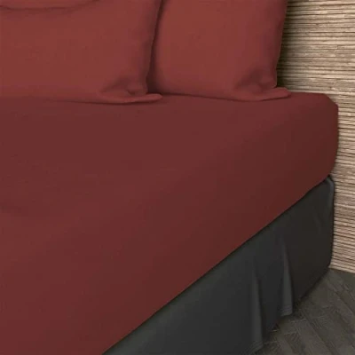 Immagine di Soleil d&#039;ocre Uccisione Coperchio in cotone 57 Figlio, Arancione (Mattone), 90 x 200 cm