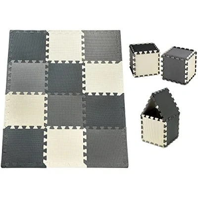 Immagine di Moby System Tappetino Puzzle per Bambini 120 cm x 90 1,2 cm, Inodore e Sicuro, Grande da Gioco Privo di Sostanze Nocive, Ideale Ragazzi Ragazze