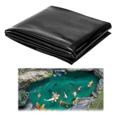 Immagine di ZHYUAN Telo Per Laghetto Da Giardino,Membrana 2M*2M,Grande Rivestimento Laghetti,Rivestimento Laghetto,Fodera Laghetto,per Laghetti,Fontane,Giardini Acquatici E Cascate