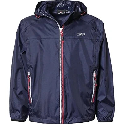Immagine di CMP Giacca Pioggia In Poliestere Antistrappo Da Bambini, Unisex Bambini e ragazzi, Navy, 128