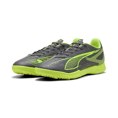 Immagine di Puma Ultra 5 PLAY Scarpe da calcetto con tacchetti, Uomo, Taglia: 39, Matte aged silver/yellow alert Sintetico