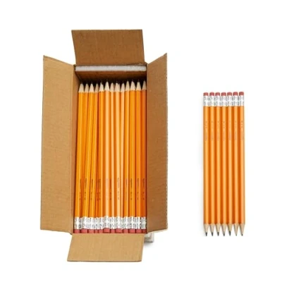 Immagine di Amazon Basics Matite pre temperate in legno #2 HB, Confezione da 150 pezzi, Grigio