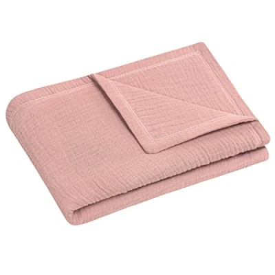 Immagine di Julius Zöllner Dusty Rose Coperta in 100% mussola di cotone, Oeko Tex Standard 100, colore: Rosa
