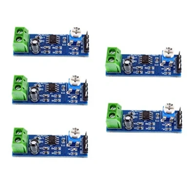 Immagine di Oiyagai 5 Pezzi 200 Volte Guadagno 5V 12V LM386 Modulo Amplificatore Audio per Arduino EK1236