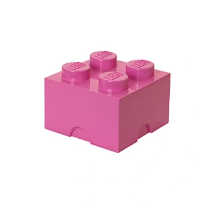 Immagine di LEGO Bricks S Lunch Box Rosa, 12.3x12.3x18.3 cm
