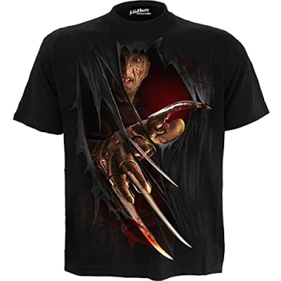 Immagine di Spiral Freddy Claws T Shirt Nera Regular per Uomo L