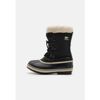 Immagine di Sorel YOOT PAC WP Unisex Stivali con i lacci per bambini, Taglia: 37, Black Tessuto / sintetico