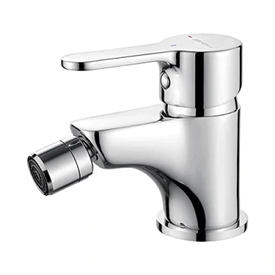 Immagine di GRIFEMA PORTO G15003 New Miscelatore Monocomando per Bidet, Rubinetto Bidet (G3/8 Pollici), Cromo/Argento