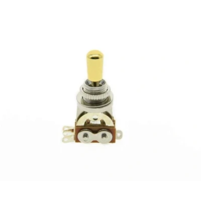 Immagine di KAISH LP Interruttore a levetta 3 vie con punta in metallo dorato per Epiphone Les Paul SG