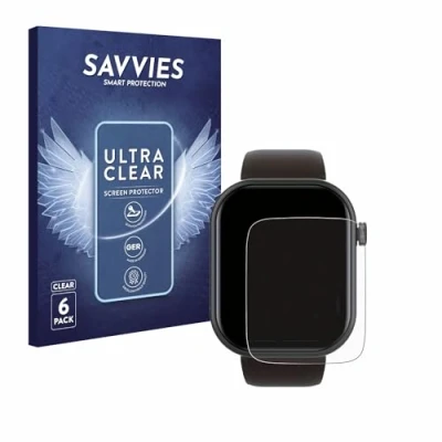 Immagine di savvies (6 Pezzi Pellicola Protettiva per Smartwatch IDW19 1.8&quot; Protezione Schermo Trasparente
