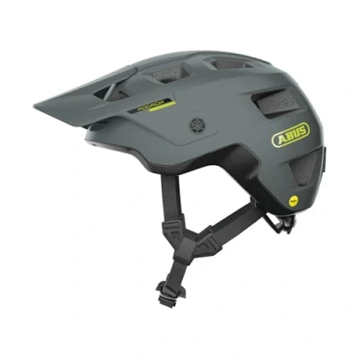 Immagine di Abus casco da MTB MoDrop MIPS robusto bici con protezione contro gli impatti volventi per mountain bike vestibilità individuale unisex grgio, taglia L
