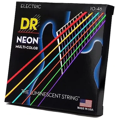 Immagine di Rrd DR String MCE 10 Multi Color Set di corde per chitarra elettriche