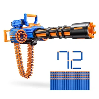 Immagine di Zuru XSHOT Insanity Gatling Blaster motorizzato con treppiede, include 72 freccette