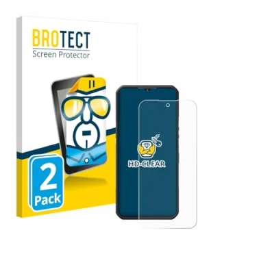 Immagine di brotect Pellicola Protettiva per Oukitel WP35 5G Protezione Schermo (2 Pezzi) [Trasparente, Anti Impronte]