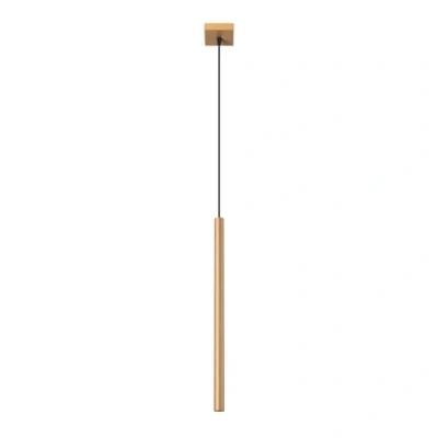 Immagine di Sollux Pastelo Plafoniera moderna a sospensione sottile Oro 1x G9