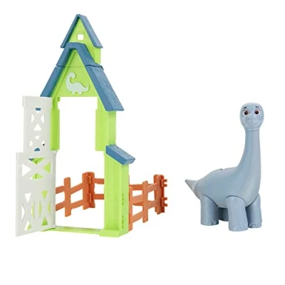 Immagine di Dino Ranch DNR0023 Action Pack Brontosaurus 4 pezzi di recinzione per collegare quattro stili collezionare giocattoli bambini con i tuoi allevatori pre Westoric preferiti, multi