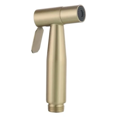 Immagine di Tecmolog Doccetta Bidet Oro Spazzolato Soffione Doccia a Mano in Acciaio Inox Spruzzatore WC per Lavandino Cucina, WS024J2