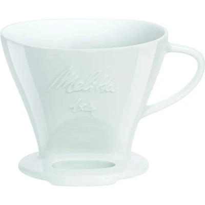 Immagine di Melitta 219025 Filtro per caffè in porcellana, dimensioni 1 x 4, colore: Bianco