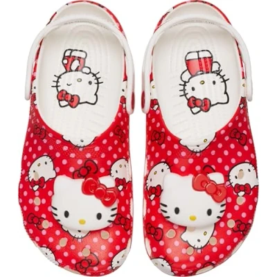 Immagine di Crocs Hello Kitty Red Classic Clog K Zoccoli Kids, Multi,