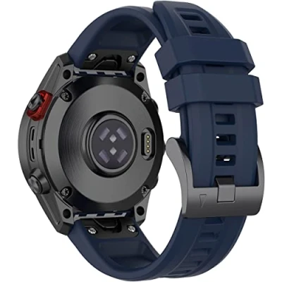 Immagine di BBZ Fenix 7 Cinturino,22 mm Quickfit, in morbido silicone compatibile con Garmin 7/Fenix 6 Pro/Fenix Solar/Fenix 5/Fenix 5 Plus/Garmin Epix