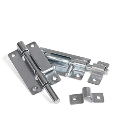 Immagine di LouMaxx Set di 2 Chiavistelli per Porte Catenaccio Porta 38x70 mm Viti Incluse Chiavistello Sicurezza Serratura Interna Bullone Scorrevole