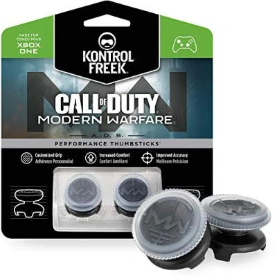 Immagine di KontrolFreek Call of Duty: Modern Warfare A.D.S. Performance Levette per Xbox One Controller 2 alte, Concave Trasparente/Nero