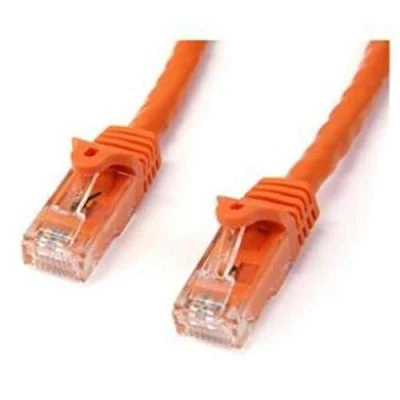 Immagine di StarTech.Com Cavo di Rete Cat 6, Patch Ethernet RJ45 UTP, Gigabit categoria da 2 m Antigroviglio, Arancione