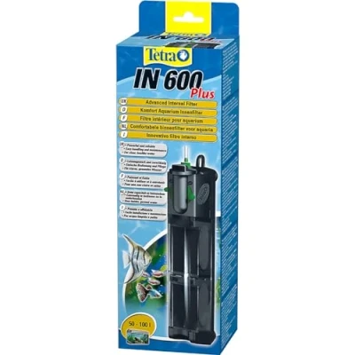 Immagine di Tetra IN 600 Plus Filtro Interno per Acquari, Comodo e Potente, Il Filtraggio Meccanico, Biologico Chimico