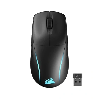 Immagine di Corsair M75 WIRELESS RGB Mouse da Gioco FPS Leggero 26.000 DPI Pulsanti Laterali Intercambiabili Compatibile con iCUE PC Nero