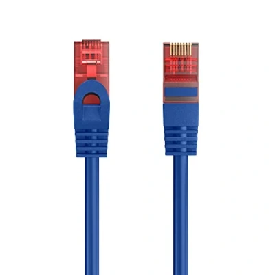 Immagine di Ewent Cavo di Rete Patch Cat 6 U/UTP, AWG 24/7, 2 Connettori RJ45, 5m, Blu