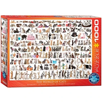 Immagine di EuroGraphics Cat Puzzle, Multicolore, Misura standard, 6000 0580