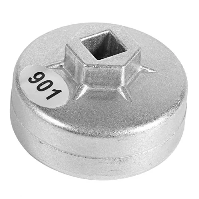 Immagine di Aramox Chiave per filtro olio per, 65mm 14 flauti auto, argento