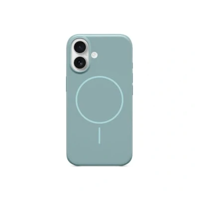 Immagine di Custodia Beats per iPhone 16 protettiva MagSafe, resistente ai graffi, sottile, fodera in microfibra Blu turchese