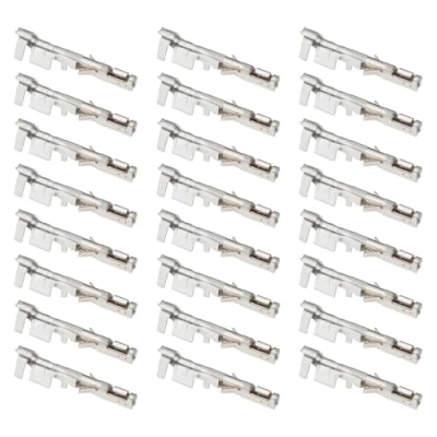 Immagine di eMagTech 100 Pezzi Pin A Cricchetto 43030 Compatibile Con Molex 3,0 Mm Micro Fit Housing Femmina Terminale Connettore Stile Crimpatura
