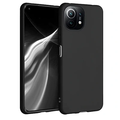 Immagine di kwmobile Custodia Compatibile con Xiaomi 11 Lite (5G) NE/Mi Cover Back Case per Smartphone in Silicone TPU Protezione Gommata nero matt