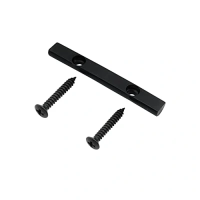 Immagine di Musiclily Pro 43mm Barra Abbassacorde in Ottone String Retainer per Basso Elettrico 4 Corde, Nero