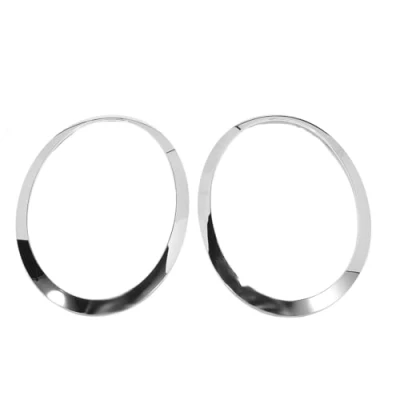 Immagine di MangWany 2pacs Anello fanale compatibile con Mini Cooper F55 F56 F57 2014 2021 51137300631 51137300632 51712355791 51712355798 Argento