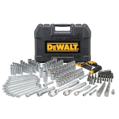 Immagine di DEWALT Set di strumenti meccanici, unità da 1/4&quot; e 3/8&quot; 1/2&quot;, SAE/Metric, 205 pezzi (DWMT81534)