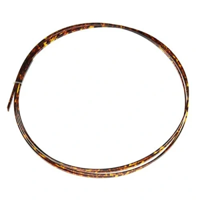 Immagine di Dopro 2 strisce per rilegatura chitarra, 1650 x 5 1,5 mm chitarra acustica o classica tartaruga