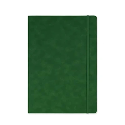 Immagine di Silvine British Racing Green (198BRG) Taccuino con copertina rigida, formato A4, 160 pagine a righe, 90 g/m², carta avorio