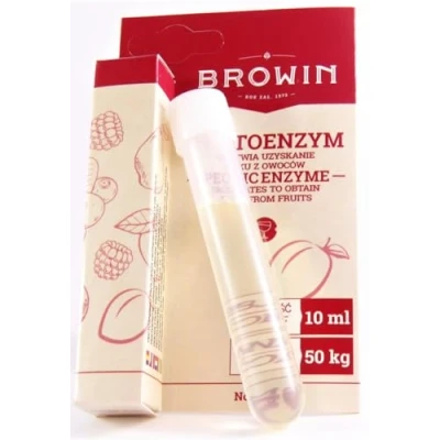 Immagine di AlcoFermBrew Enzima pectolitico 10ml/50kg BROWIN per la chiarifica dei mosti e nei Vini. Prodotti Enologici